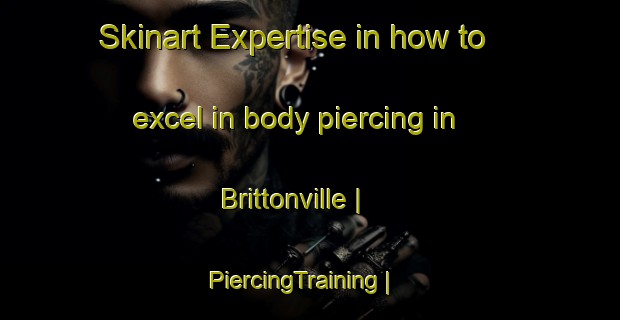 Skinart Expertise in how to excel in body piercing in Brittonville | PiercingTraining | PiercingClasses | SkinartTraining-Jamaica